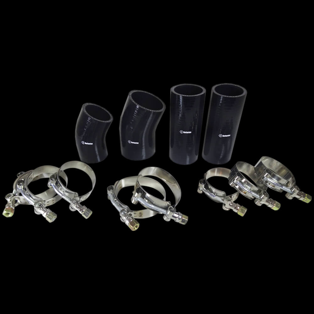 Peugeot 207 HDi GT 1.6 110 Turbo Intercooler Black Silicone Boost Hose Kit - 5 Pack