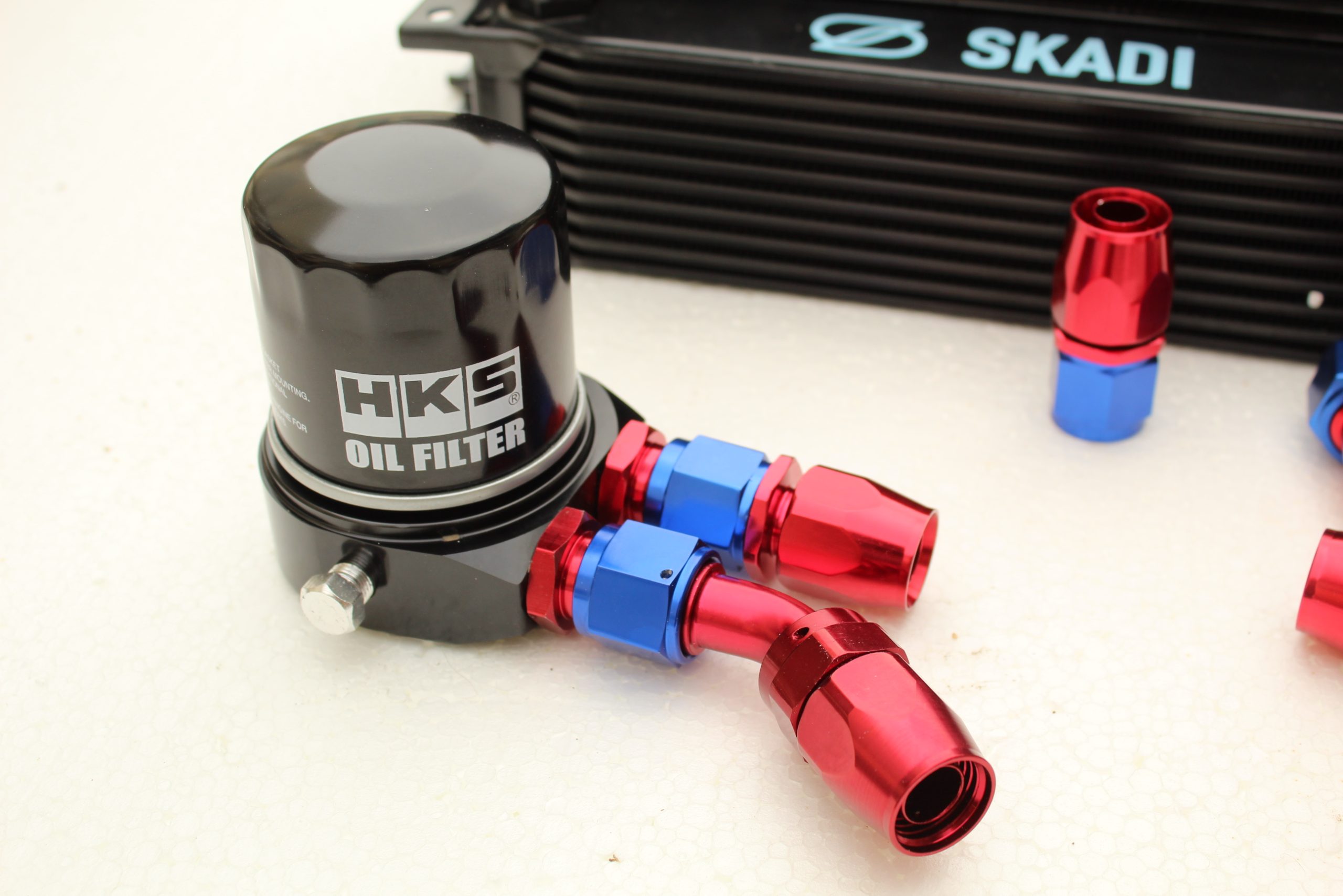 Performance 25 Row Oil Cooler Kit + HKS Filter for Nissan 350Z or 370Z V6