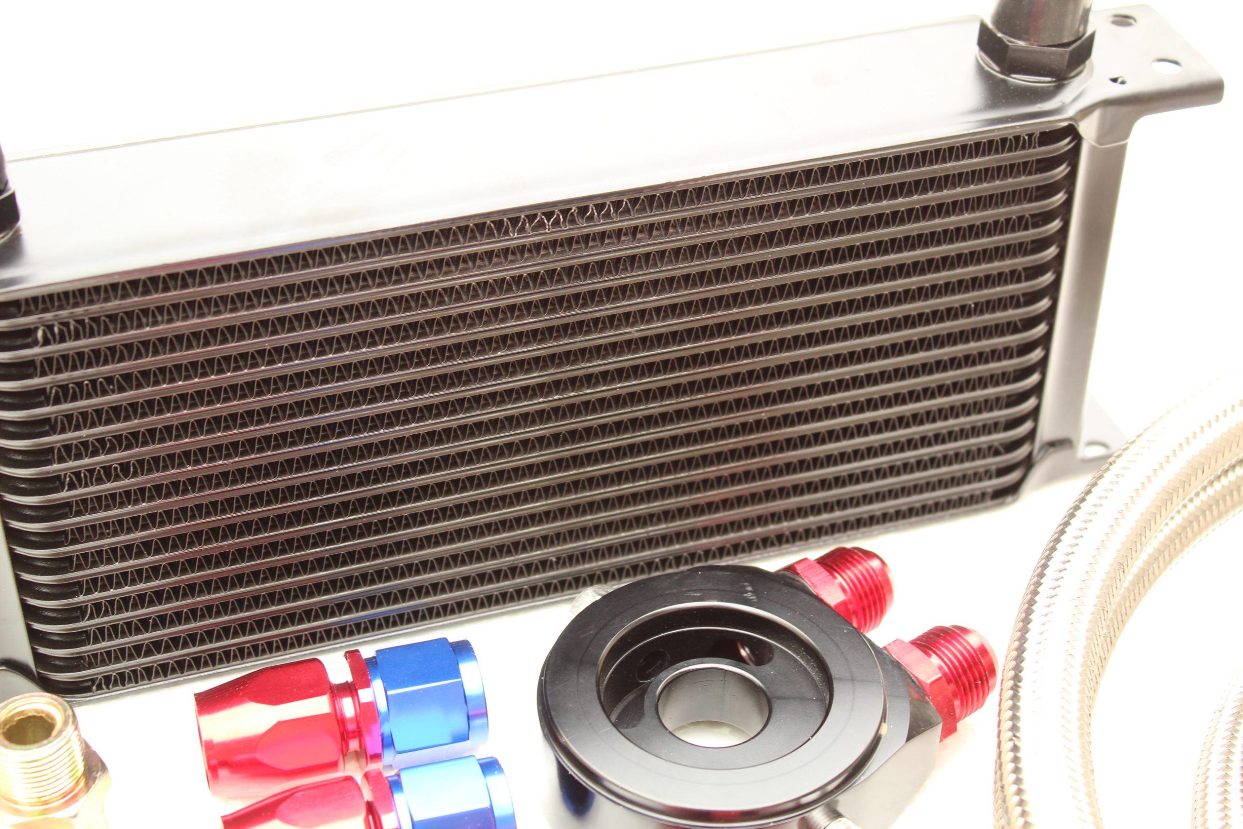 Performance 19 Row Oil Cooler Kit + HKS Filter for Nissan 350Z or 370Z V6