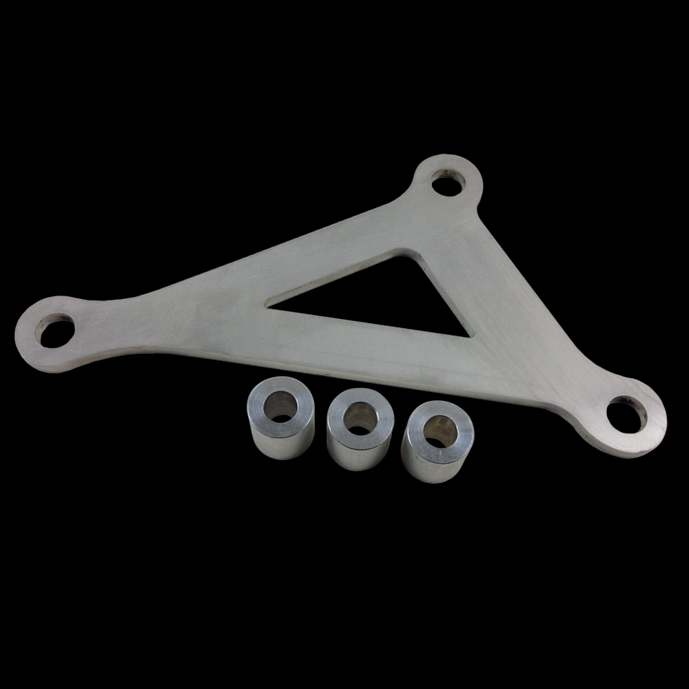 Toyota 2JZGTE, 2JZ-GTE Swap 240SX S13 S14 Air Con Delete Bracket Kit, Barbarian Racing