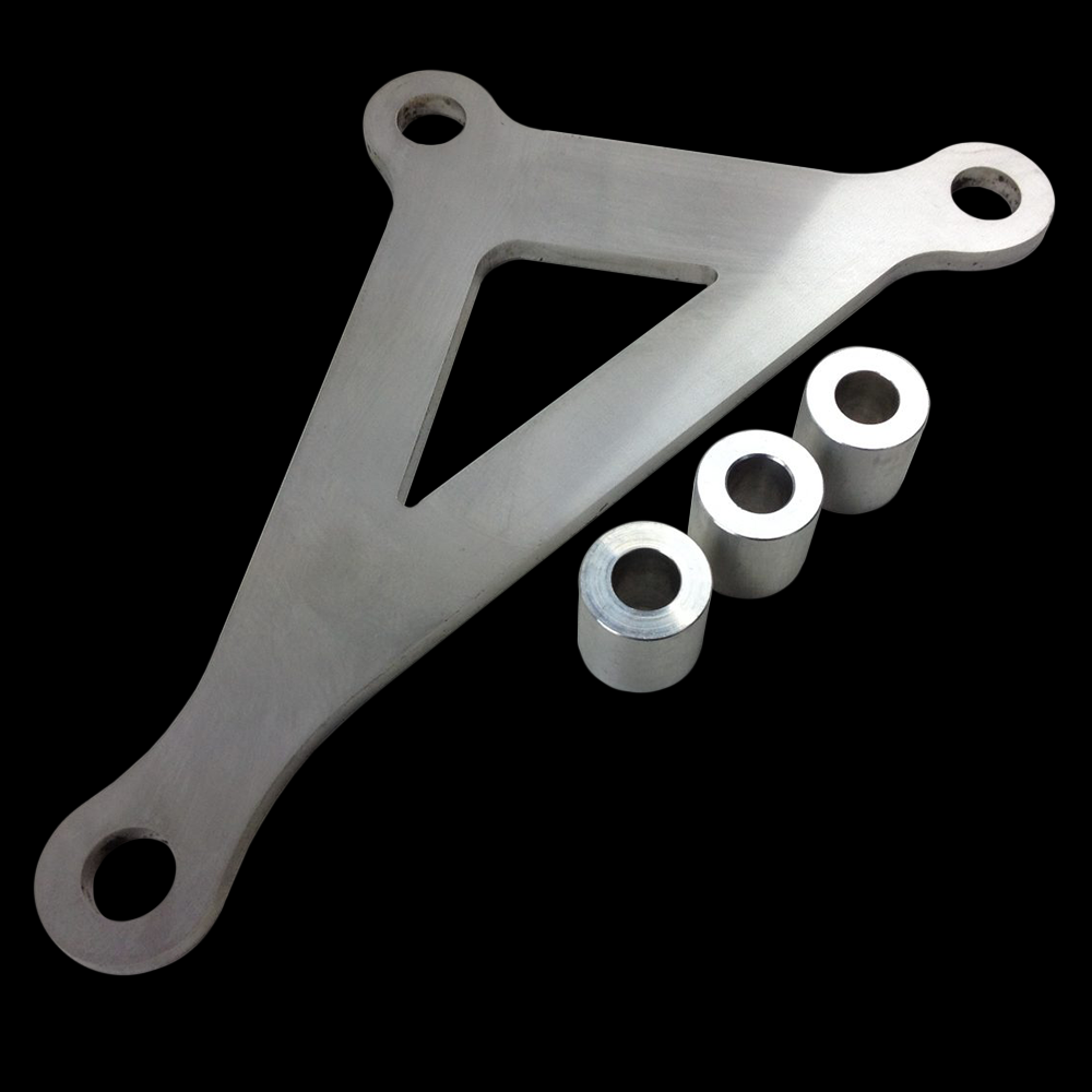 Toyota 2JZGTE, 2JZ-GTE Swap 240SX S13 S14 Air Con Delete Bracket Kit, Barbarian Racing