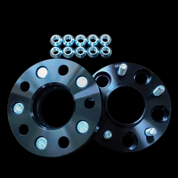 Mazda MX5 Mk3 NC Hubcentric 20mm Wheel Spacers, Anodized Black