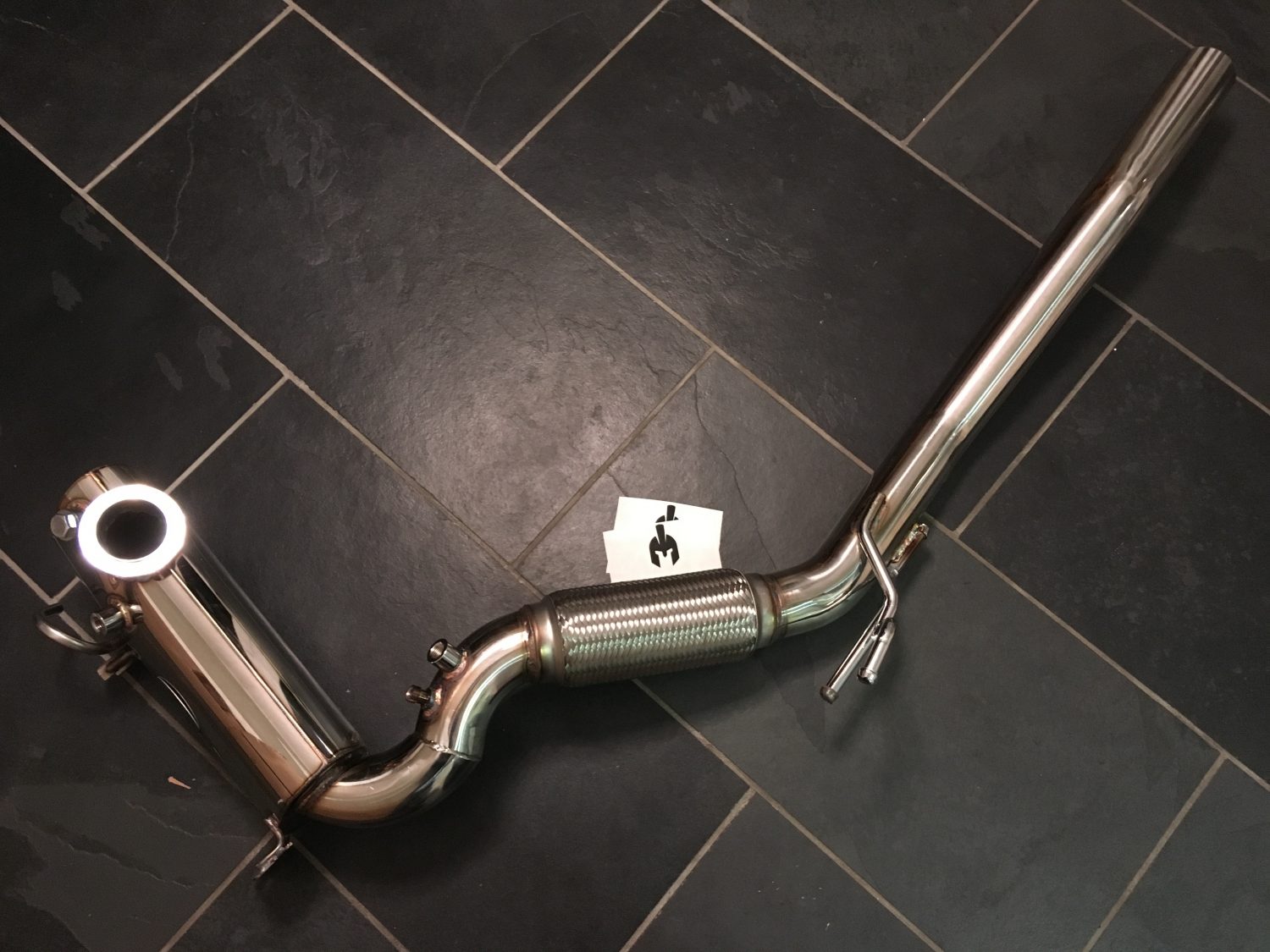 Skoda Octavia VRS 2.0 TDi DPF Removal Stainless Performance Exhaust Pipe