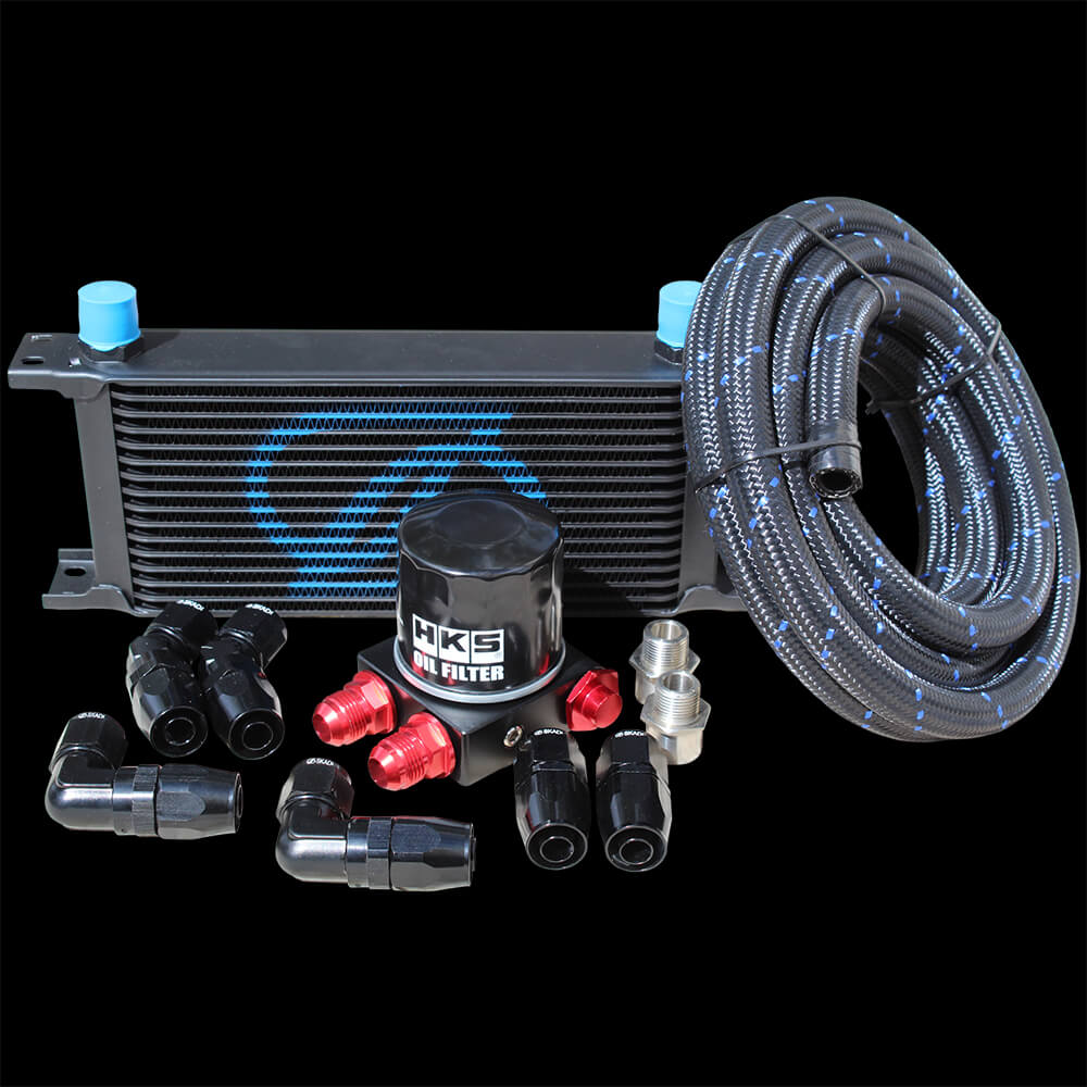 Honda CIVIC L15C 16 Row Oil Cooler Thermostatic Kit + HKS Filter, 17/09->