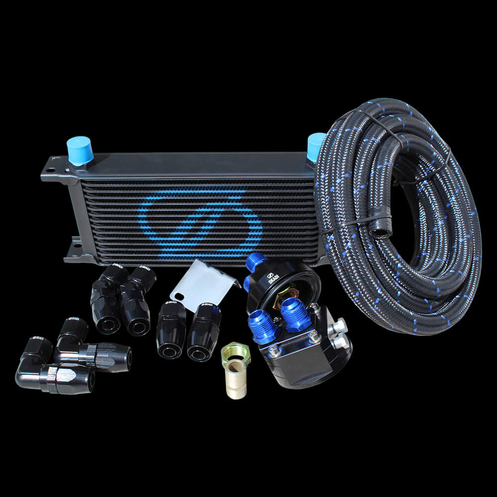 Nissan SKYLINE VR30DDTT 16 Row Oil Cooler Relocation Kit, 19/07->
