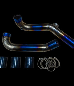 Mitsubishi Lancer Evolution IX CT9A 2.5-inch Titanium Upper Intercooler Pipe