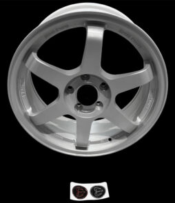 6 Spoke Wheel, White, 17x7.5, 5x114.3, ET38, 73.1mm