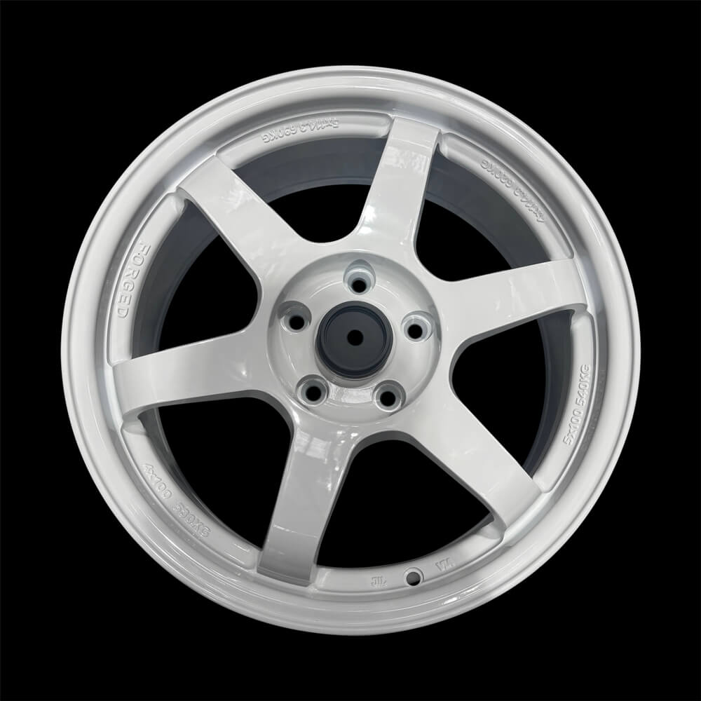Subaru SH Forester White 6 Spoke 17 inch Alloy Wheels, 08-13