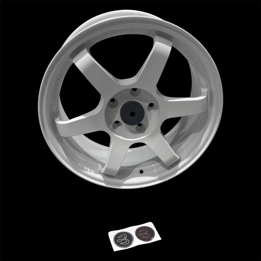 Subaru SK Forester White 6 Spoke 17 inch Alloy Wheels, 18-26