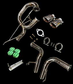 Mazda MX5/Miata NB 1.6/1.8 Dual 3 1/2" Exit Tailpipes Catback Exhaust