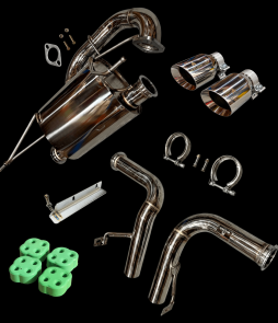 Mazda MX5/Miata NB 1.6/1.8 Twin 3 1/2" Exit Catback Resonated Exhaust