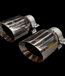 Malian 2.5" Inlet, 89mm Acoustic Slash-Cut Exhaust Tailpipe