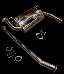 Mazda MX5/Miata Mk1 1.6/1.8 Sports Style Stainless Steel Exhaust, 89-96