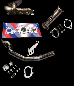 Mazda MX5 Mk2 1.6 2.5" TD04/TD05 Turbo Exhaust Parts - OE Cat