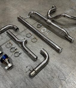 Fiat 500/595/695 Abarth Twin 4.5" Burnt Tailpipe Catback Exhaust
