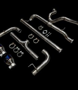 Fiat 500/595/695 Abarth Twin 4.5" Burnt Tailpipe Catback Exhaust