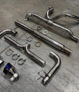 Fiat 500/595/695 Abarth 4.5" Burnt Tailpipe Resonated Catback Exhaust